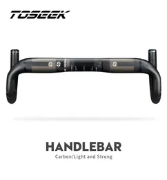 Toseek Road Bicycle CarbonBar Ciclismo Bike Parts ROAD MUNCHA 400420440MM ROTAMENTO EXTERNO UD MATTE6355717