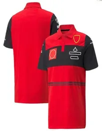 Новый 2022 команда Polo Shirt Summer F1 Racing Lapel Tshirt0123896373