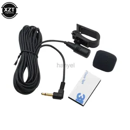 Microphones Mini Car Audio Microphone 3,5 mm Clip Jack Plug Mic Stereo Professionals Wired Extern Microphone For Auto DVD Radio 3M Long 240408