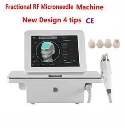 2021 New Design 4 Tips fractional RF Microneedle machine Face care Gold Skin acne scar stretch mark removal treatment beauty machi6369029