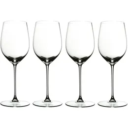 유리 컵 세트 Crystal Wine Glasses Set Of 4 Drinkware Kitchen Dining Bar Home Garden 240408