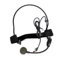 Microfones Professional Mini XLR 3 pinos TA3F Headset de fone de ouvido Microfone Microphone Mic for Wireless System Transmissor Mixer de áudio Karaokê