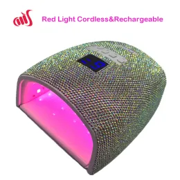 Kurutucular Bling Rhinestones Kablosuz Şarj Edilebilir UV LED Tırnak Lambası Jel Lehçe Kürleme Maquina De UNA EM Jel Secador UV Kabin Tırnak Araçları