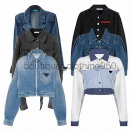 Giacca di jeans Women Coach Designer Triangle Jackets Letters Autumn Stile Slim per Lady Outfit Woman Jeans Classcia Windbreaker Veste Femme S9F50