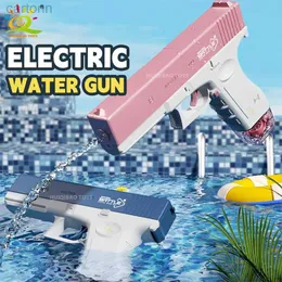 Gun Toys Boy Electric Auto Repeater Pistol Pistol Waters Fight Lut Summer Outdoor Beach Shooting Game Toys for Children Gifts 240408