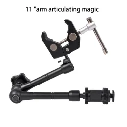 Cameras Adjustable Magic Articulated Arm Super Clamp 11 Inch for Mounting Monitor Camera Dslr Led Light Lcd Video Camera Flash