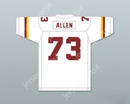 Anpassad valfri namnnummer Mens Youth/Kids Larry Allen 73 Vintage High School Crushers White Football Jersey 1 Top Stitched S-6XL