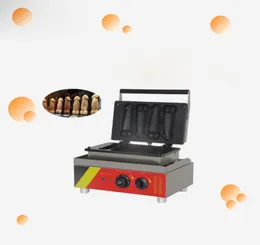 110220V الفولاذ المقاوم للصدأ الديك كبير حرق القضيب وافل آلة 4pcs القضيب التلقائي lolly muffin maker maker machine9327342