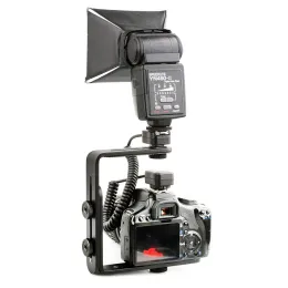 accessories Camera Flash Light Stand Metal Bracket Mount Holder for Canon Nikon Yongnuo Yn560 430ex 580ex 600ex Sb700 Sb800 Sb900 Speedlight