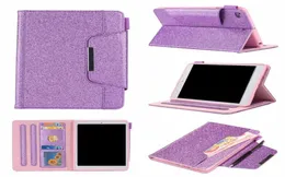 Lederbrieftasche für iPad Mini 6 1 2 34ipad 2 3 4 5 6 Luft 2 970390392017 2018 PU Luxury Bling Glitter Sparkle Pouch Card 2966146