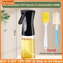 Outra barra de jantar de cozinha 220 ml de pulverização de óleo com escova de cozinha spray básico de azeitona usada para cozinhar churrasco distribuidor de óleo atomizador de cozinha Óleo de cozinha YQ2400408