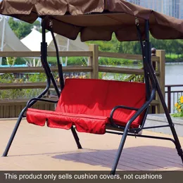 Kudde 5st Garden Courtyard utomhusvattentät polyester tafta 3 platser Swing Chair Hammock Seat Cover Wholesale Drop