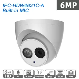Chargers DH 6MP IPCHDW4631CA CAMERA IP H.265 POE Mic Mic Ir Securizzazione CCTV Camera a cupola