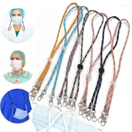 Chains Wholesale Adjustable Paracord Ropes Facemask Polyester Lanyard Versatility Anti Lost Face Cover Protection Strap Kids Adult