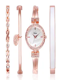 Faxina New Watch Foudse Fashion Bracelet Bracelet Set Women039S Light Luxury Wild Ladies Watch9106454