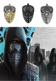 Cadılar Bayramı Punk Şeytan Maskesi Cosplay Perçin Ölüm Maskeleri Grim Reaper Cosplay Perçin Maskeleri Cadılar Bayramı Masquerade Maskeleri5902064