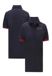 2022 F1 Racing Shortsleeved Polo Shirt Summer Team Lapel T -Shirt mit demselben Custom8377099