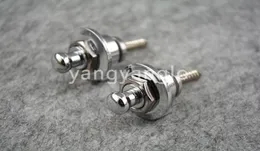 1 زوج من 2pcs chrome round head أقفال حزام الغيتار الكهربائي Straplocks 8019820