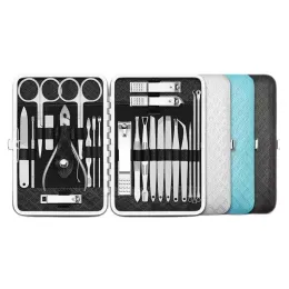 Kits Qmake 23p Manicure sätter komplett spiksträckningssats Manicura Accesorios Nail Clipper Pedicure Tools All Nail Products Manucure