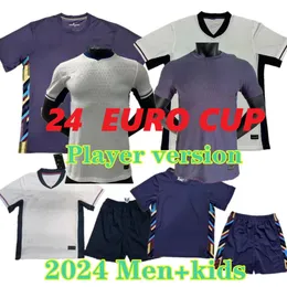 2024 25 Nowa Anglia Kane Rashford Sterling National Drużyna fanów Wersja koszulki piłkarskie Puchar Europy Grealish Rashford Football Shirt Home Away Kit Kit Kit Mundurs