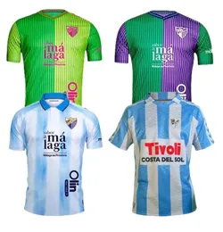 2023 2024 Malaga Futbol Formaları Özel Baskı Camisetas De Futbol 23 24 Cf Malaguista Jcastro Ontiveros Juanpi Santos Adrian Futbol Gömlek Üniformalı Erkekler Çocuk Kiti