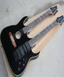 126 corde a doppio collo chitarra elettrica con semifinito BodyRedBlackPurpleTobacco SunBurst Disponibile essere personalizzato9562525