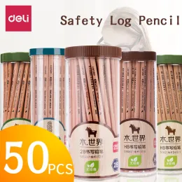 Карандаши Deli 2B HB Wood Pencil Kencil Kids Kids Kids Destired Propect Test Sketch Special Pencil Safety Stationery