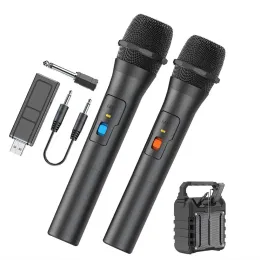 Mikrofone Wireless Karaoke Mikrofon Großer dynamischer Handheld -Verstärker tragbarer Lautsprecher Home KTV -Player für Konferenzbühne Audio -TV