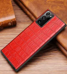 Para o Samsung Galaxy Note 20 Ultra Caso Excelente Alligator Imprimir capa traseira Adesivo de couro genuíno para Samsung Galaxy Note 20 Ul3918148