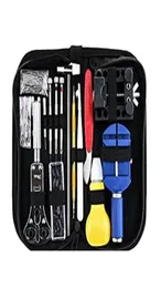 147 PCS Watch Repair Kits Комплекты для инструментов Корпус открывает канал пружинный бар с удалением металлических инструментов для часовщика для корректирующих наборов Band4232060