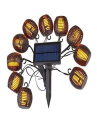 الأوتار LED SOLAR تعمل السلسلة الخفيفة في الهواء الطلق في الهواء الطلق ماء اللهجة الفانوس معلقة خرافية مصباح الزفاف ديكورات عطلة 1134047