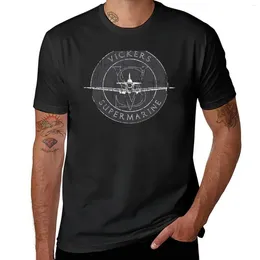 Men's Polos Supermarine Spitfire Logo Aeronave T-shirt Blusa Blusa Blusa Blusa Blusa Blusa