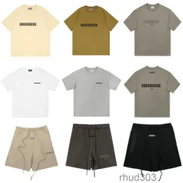 Designer -Shirt Herren T -Shirt Ess Casual Nebel Kurzarm FG Tees 1977 Baumwollmodetbrieftops T -Shirts Essen Fear of Gods Clothing Shorts Hosen Z54i N35C Cu vvme