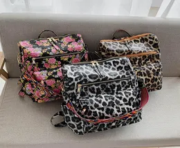 PU Guitar Strap Backpack Leopard Faux Leather Shoulder Backpacks Cow Print Girl School Bag DOM14941899797