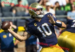 Notre Dame Fighting Irish Football Custom Trikots Eli Raridon Jacob Lacey Rylie Mills Andrew Kristofic Jadarian Price Braden Lenzy Drew Pyne Osita Ekwonu Nd Stiched