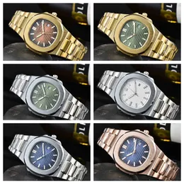 Relógio masculino 40mm 35mm Women's Weln's Watch Mechanical Watch 904L Strap Rubber Leather Strap Opcional de alta qualidade Life Impermeável Luxo Designer Relógio