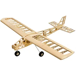 T2501 EP Training RC Plane Balsa Wood 13m Wingspan Biplane RC Airplane Toy KIT RC Aircraft for Kids Y2004132452579