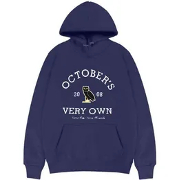 WJJDFC Hoodies Ottobre039S 2008 Letter molto propria Tee Owl Stampa coppie con cappuccio Coat Fashion Coat Long Sleeve Women Men Soneshirt1876677