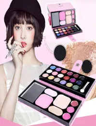 Whole 25Colors Makeup Palette Cosmetic Eyeshadow Blush Lip Gloss Powder Cosmetic Makeup Set JAN168132540