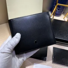 Original Quality Men's Wallet Brands Designer Genuine Leather USD Wallets Original Packaging Box Credit Card Holder Pocket 8 Card Position Cash Clip Gift