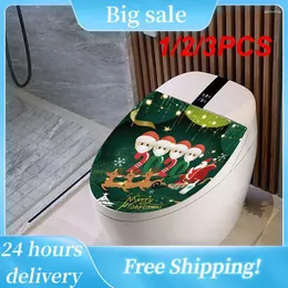 Tappetini da bagno 1/2/3pcs Fridge Adesivo divertente facile da applicare decorazioni festive materiale durevole Usa decalcomanie della finestra