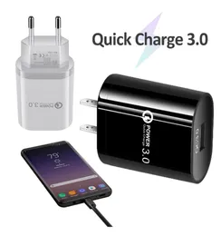 Universal Fast Lading 3A USB Wall Charger QC 30 Adapter zasilania ładowania UE Plug Universal3490509