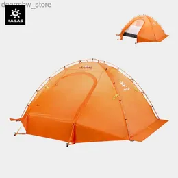 テントとシェルターKailas Gobi II Professional Hiking Tent Ultralight 2 People Double Leaer Waterproof Survival Outdoor Camping Tents KT2303107 L48