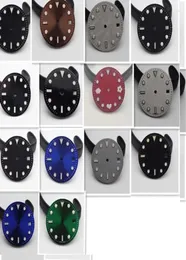 Uhr Reparaturkits 29 mm modifiziertes GMT Sub Dial Blue Luminous 3 O39 Clock -Bit -Oberfläche für 28362824281382158200 Movemen8491814 geeignet