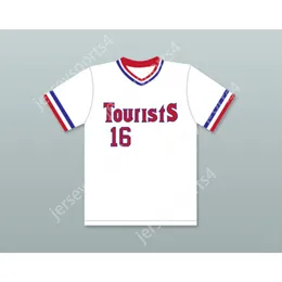 Kevin Costner Crash Davis 16 Turyści Baseball Jersey Bull Durham New Szyged