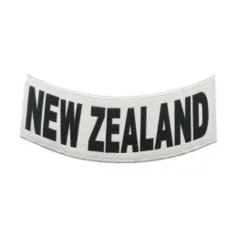 Acessórios New Zealand Rocker Patches de ferro bordado em colete de colete de colete Aplique Mongols Patches de motocicletas para roupas personalizadas