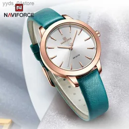 Kadın Saatleri Naviforce En İyi Marka ES BAYANLAR İÇİN KAYNAK MAYAHA ORİJİNAL DERİN STR Womens Wristes Su Geçirmez Reloj Mujer L46