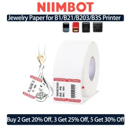 Tools NiiMBOT B1/B21/B203/B3S Label Machine Printing Paper Jewelry Tag Paper Jewelry Silver Jewelry Price Label Sticker Selfadhesive