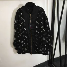 Ny kvinnor jacka designer bomulls cardigan mode huva långärmare jacka märke geometriska tryck damer kappa kvinnor kläder nov18s9f50