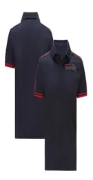 2022 F1 Racing Shortsleeved Polo Shirt Summer Team Lapel T -Shirt mit demselben Custom8168770
